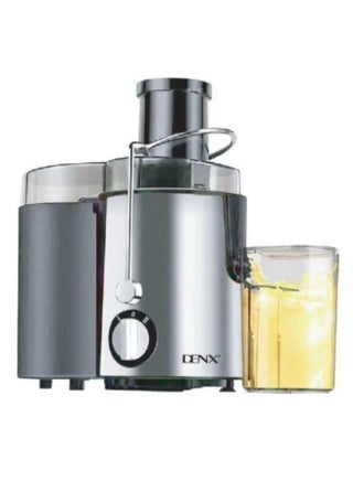 Denx Electric Juice Extractor - Model DX2071, 800W Powerful Motor, 500ml Capacity, Wide Mouth Feed Chute, Stainless Steel Blades & Filter - Black/Silver - view 2