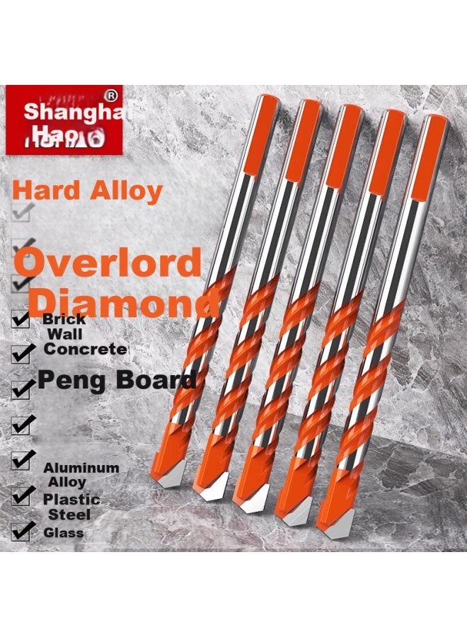 Huhao Full Ceramic Tile Punching Special Drill Bit Glass Concrete Cement Alloy Triangle Drill Hand Electric Drill Wall King Drill - Image 2