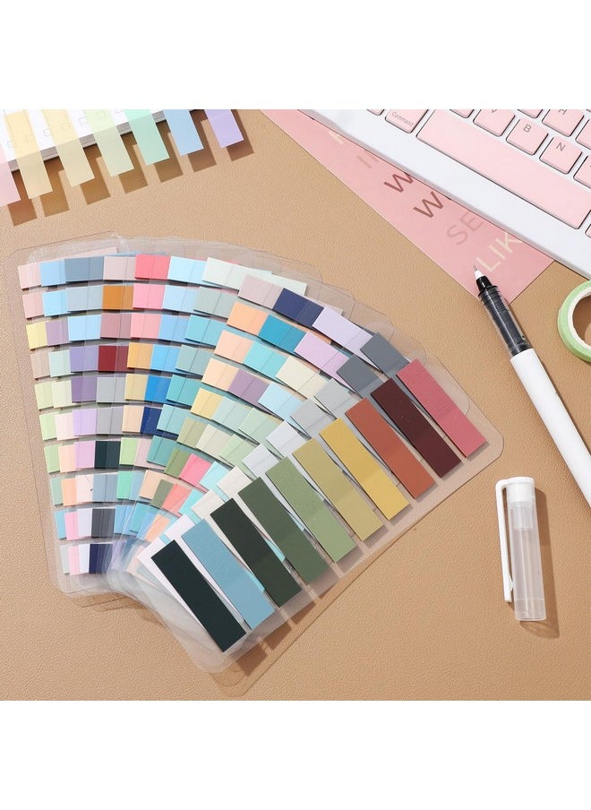 Lurrose Lurrose 2400pcs Sticky Notes Transparent Page Markers Writable and Repositionable Sticky Index Tabs for Page Marking Classify File  - Image 2
