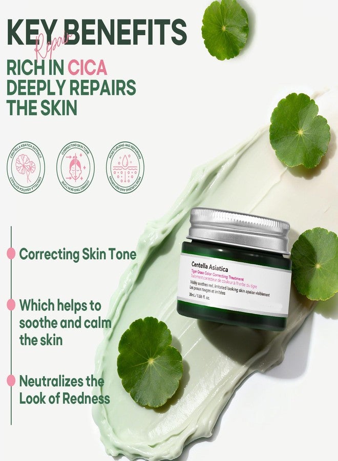 gcdat Centella Soothing Cream, Face Moisturizer with Centella Asiatica for Soothing, Reducing Redness & Skin Barrier Support, Correcting Skin Tone - 1.06 Oz - Image 2