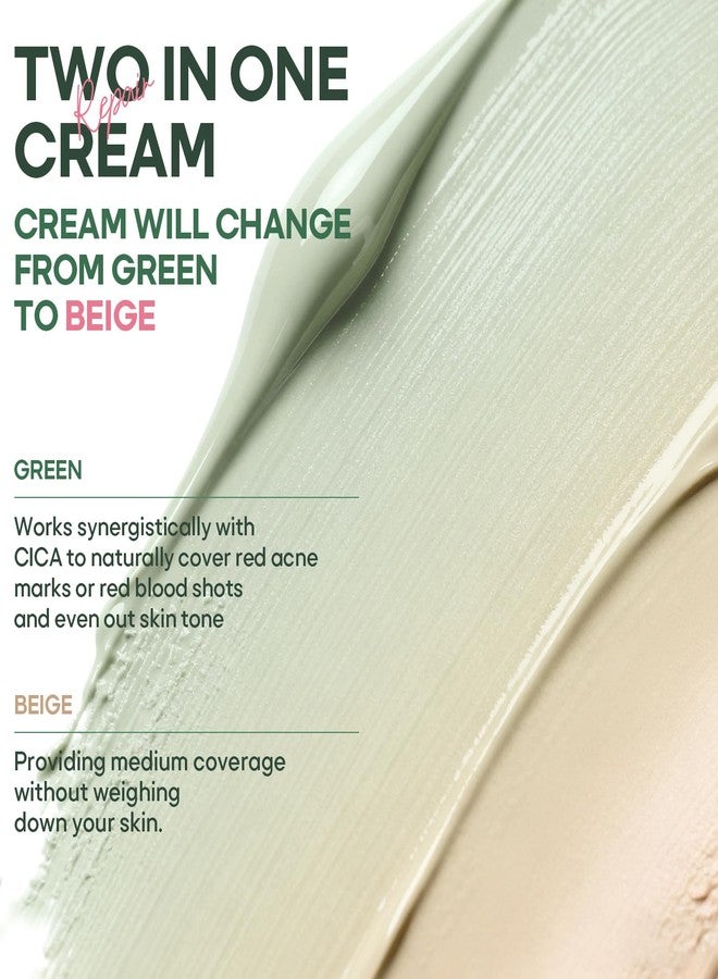 gcdat Centella Soothing Cream, Face Moisturizer with Centella Asiatica for Soothing, Reducing Redness & Skin Barrier Support, Correcting Skin Tone - 1.06 Oz - Image 5