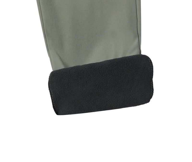 ZooYung Toddler Fleece Lined Warm Snow Hiking Pants Baby Boys Girls Winter Ski Sweatpants Kids Running Joggers(13766OliveGreen4T) - Image 2