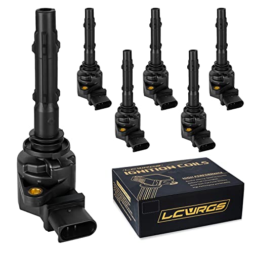 LCWRGS مجموعة من 6 حزم لفائف الإشعال تناسب 3.5L V6 مرسيدس بنز E350 ML350 GLK350 R350 C230 C280 C300 C350 SLK350 CLK350 2006 2007 2008 2009 2010 2011 2012 2013 لفائف تستبدل UF535 - Image 1