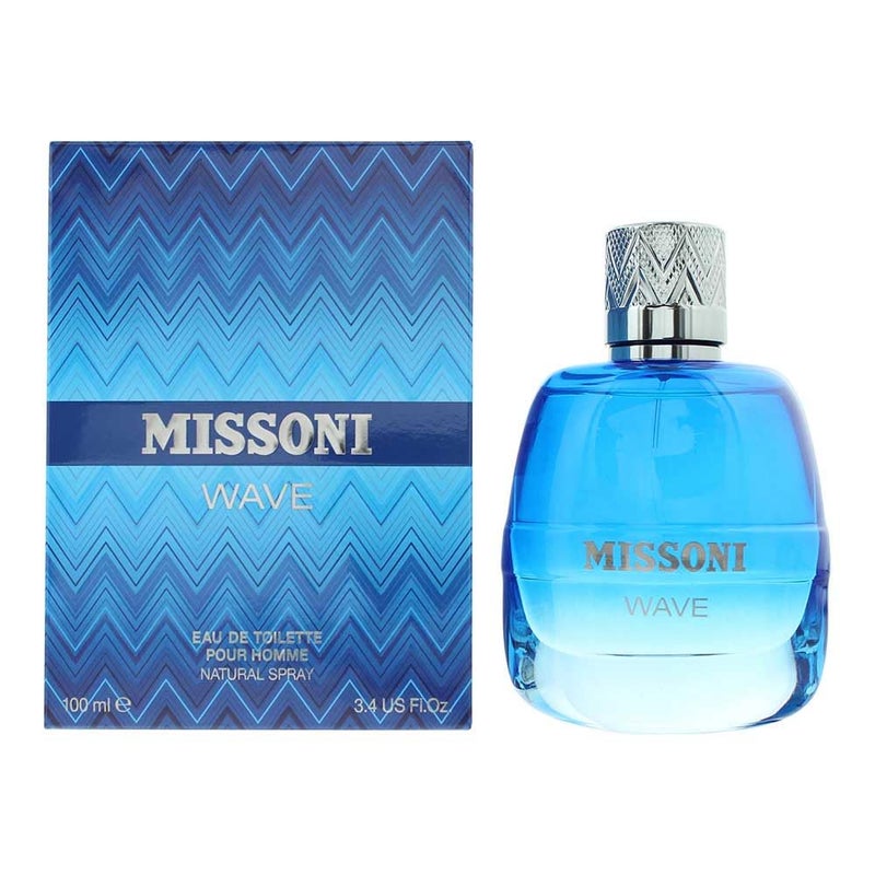 Missoni Missoni Wave Men EDT Spray, 3.4 Fl Oz (Pack of 1) - Image 1