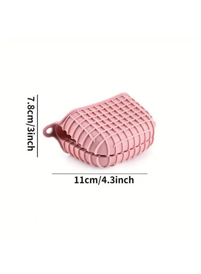 Set of 2 Deep Grey Silicone Grips Prevent Slipping And Scalding for Kitchen Bowls Dishes - Image 4