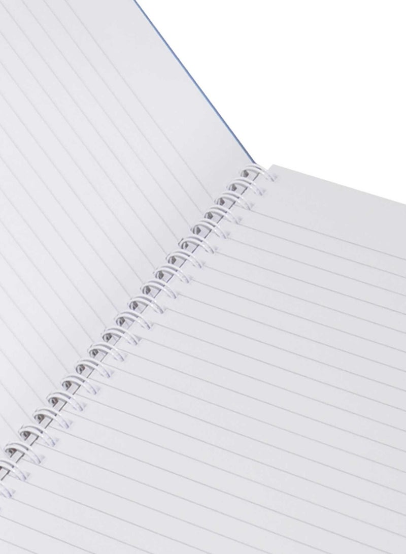 FIS Pack of 5  Spiral Hard Cover Notebook Single Line, 10X8 Inches (25.4 X 20.32 Cm) 100 Sheets -FSNBS1081906 - Image 3