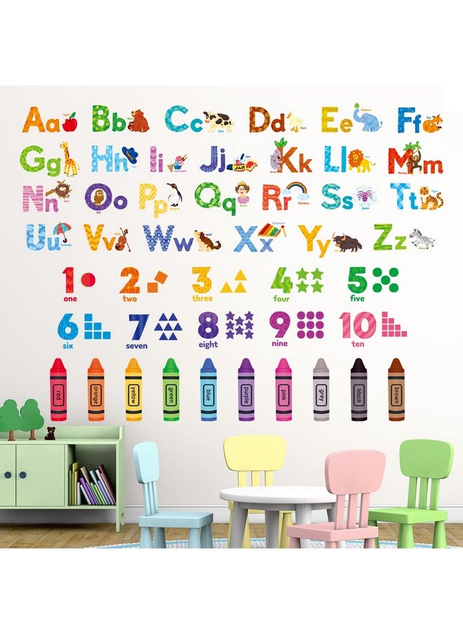 Ds-8044 Animal Alphabet Numbers Colour Decals Stickers Kids Peel And Stick Removable For Room Décor Letters Abc Classroom Playroom Decorations Educational Bedroom Nursery - pzsku/Z627ACC8069F821854B44Z/45/_/1735214459/6c0bc17f-61b4-4c4d-99cb-757cb14646ad