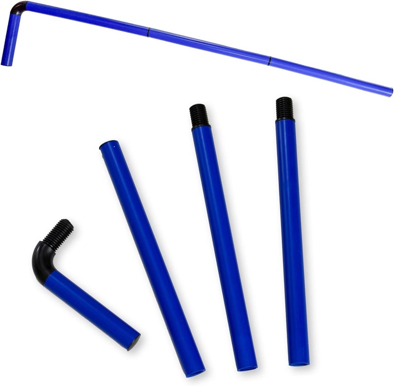 RangeMaster ShoulderWand Therapy Stretching Tool│Collapsible Stretching Bar │Physical Therapy Tool for Recovery and Increasing Motion (Blue) - Image 1