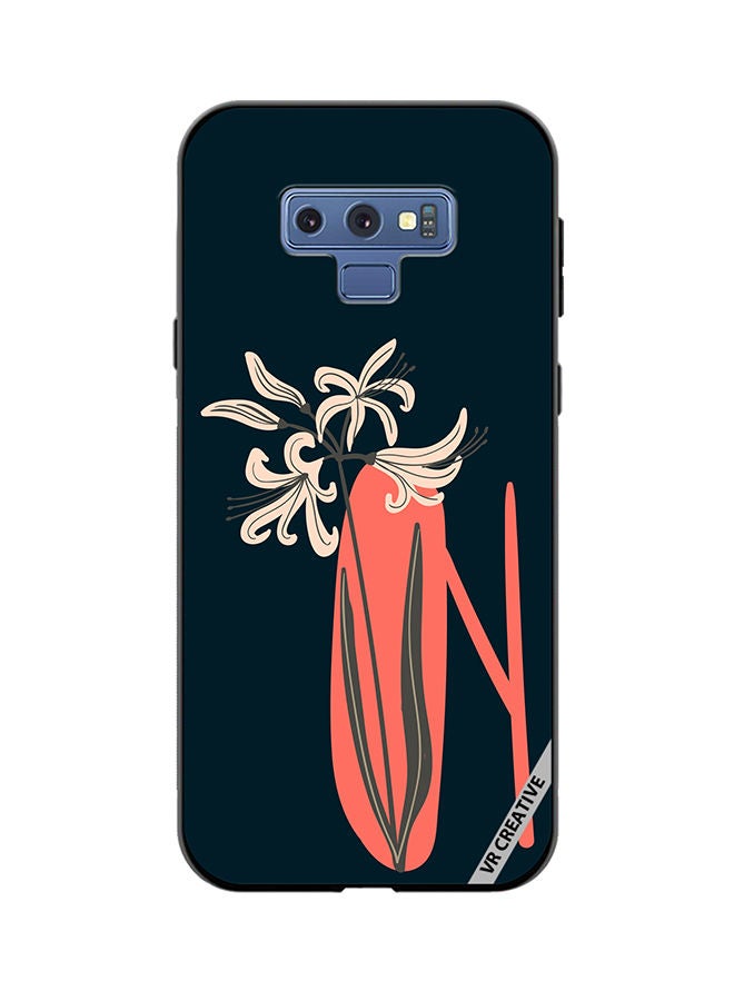 VR CREATIVE Protective Case Cover For Samsung Galaxy Note 9 Alphabet N Design Multicolour - Image 1