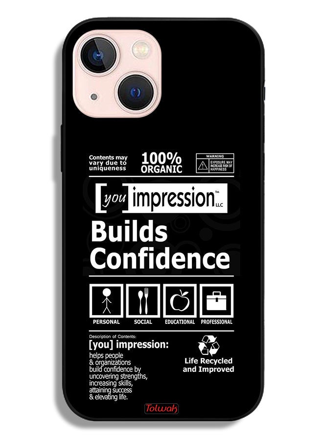 Tolwak Apple iPhone 13 mini Protective Case Builds Confidence Sticker - Image 2