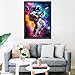 Aihonmin 1000 Piece Astronaut Playing Guitar Jigsaw Puzzles for Adults Space Graffiti Puzzles Rock Puzzle 2720 Inches Colorful DIY Puzzles for Home Decoration Gifts Family Puzzle Perfect for Game Nights - Image 4