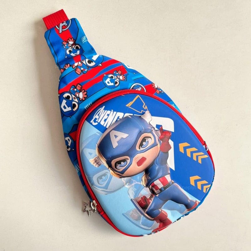 Tera13 3D Chest Sling Bag, Travel Hiking Crossbody Bag For Boys & Girls (Pack Of 1) Best Birthday Gift For Kids Cheast Bag With Adjustable Strap For Outdoor, Travel, Picnic, Hiking, Cycling - Image 5