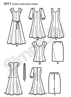 Simplicity 2917 Dress and Tunic Sewing Pattern for Women by Karen Z ,Sizes 10-18 