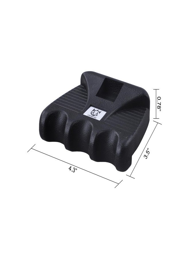 CROWN ME Weighted pool cue stick holder, billiard cue stick holder, billiard chalk holder, 2PCS Weighted 3-Cue pool cue holder. - Image 5