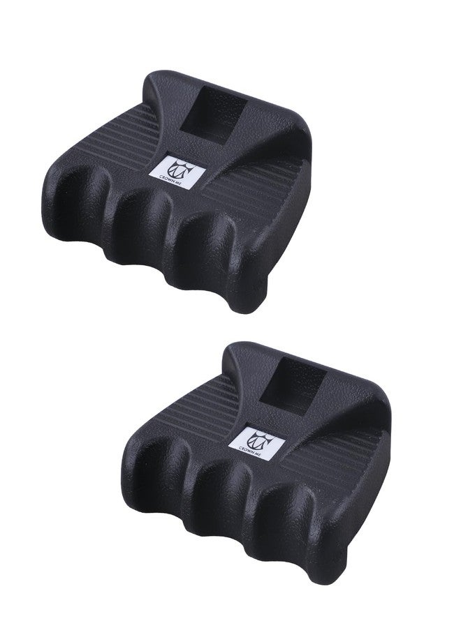 CROWN ME Weighted pool cue stick holder, billiard cue stick holder, billiard chalk holder, 2PCS Weighted 3-Cue pool cue holder. - Image 1