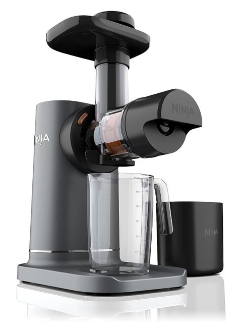 Ninja JC151 NeverClog Cold Press Juicer, Powerful Slow Juicer with Total Pulp Control, Countertop, Electric, 2 Pulp Functions, Dishwasher Safe, Latest Model