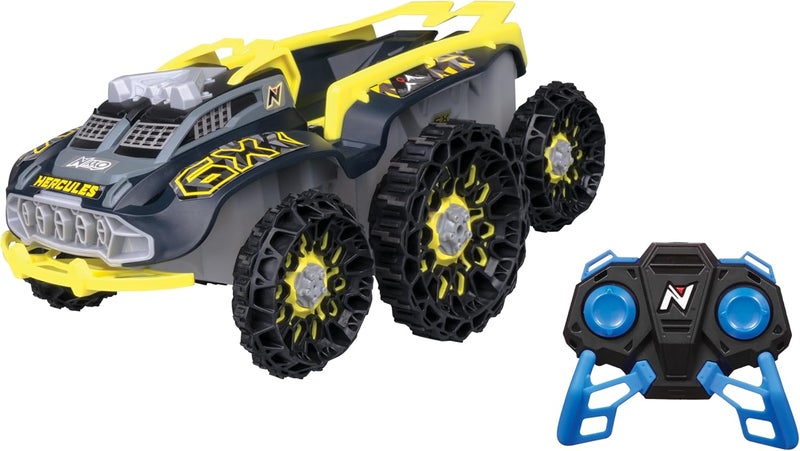 NIKKO شاحنة نيكو RC هيركوليس – شاحنة تحكم عن بُعد بـ 6 عجلات مع وظائف خاصة، قابلة للشحن عبر USB-C – 12 بوصة / 30 سم مركبة R/C ثقيلة للأطفال من عمر 6 سنوات فما فوق - Image 3