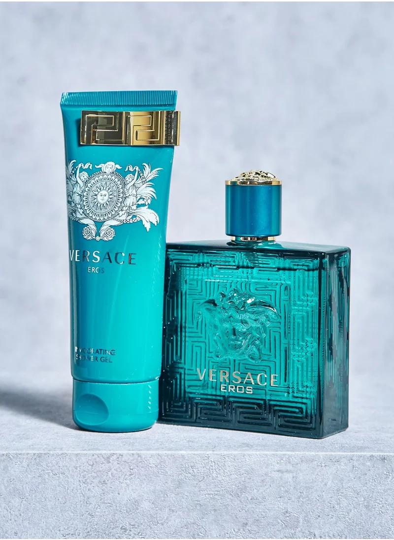 VERSACE Eros 100Ml Edt+100Ml Sg+Gwp