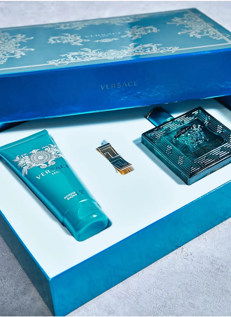 VERSACE Eros 100Ml Edt+100Ml Sg+Gwp