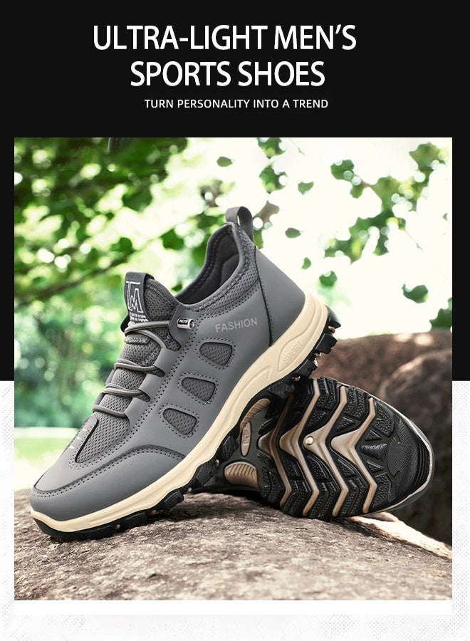 New ultra-lightweight shock-absorbing running shoes, casual and stylish sports shoes, trendy shoe models, breathable men's shoes for summer, comfortable sports running shoes  - Image 3