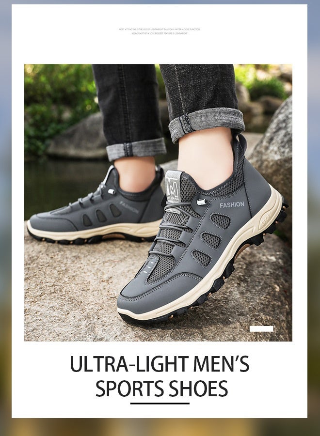 New ultra-lightweight shock-absorbing running shoes, casual and stylish sports shoes, trendy shoe models, breathable men's shoes for summer, comfortable sports running shoes  - Image 2