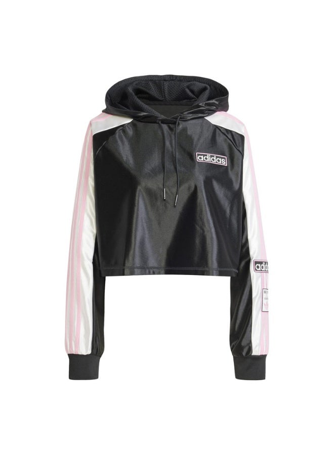 Adidas adidas ABRK CROP HOODY Black Originals Women SWEATSHIRTS  - Image 2