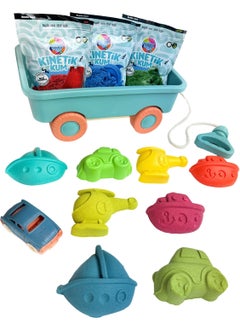 Mammacomica Dough Kinetic Sand Wagon Vehicles Set  - Image 1