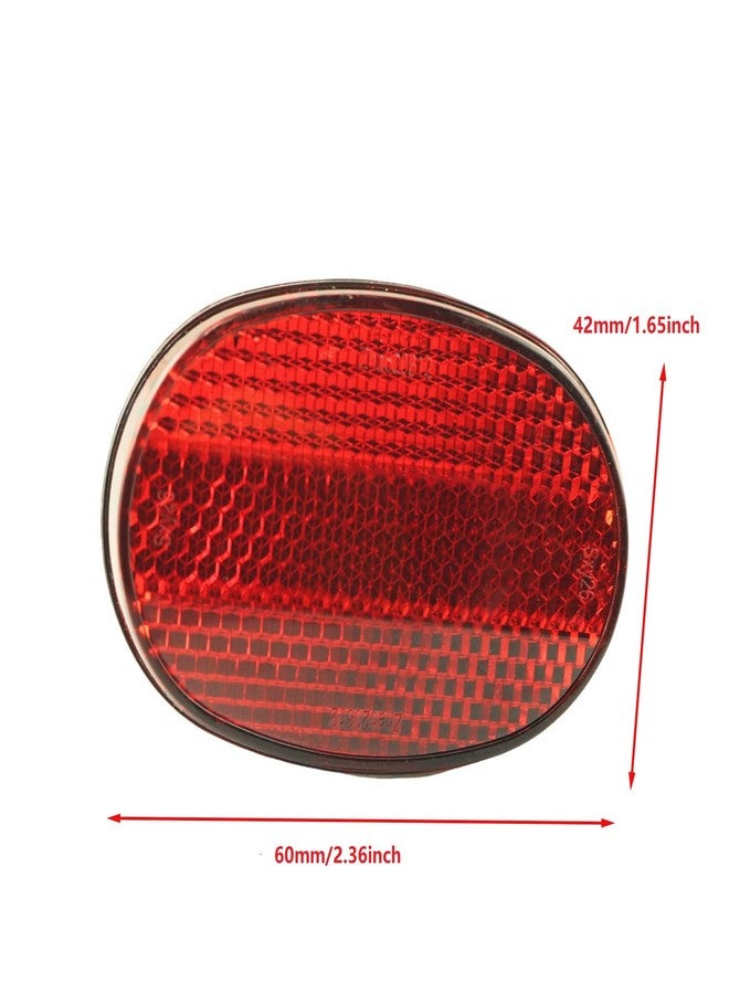 PZRT Bicycle Fender Reflector Red for MTB Fender Mounting Reflective Accessories Seat Hanger Plastic Reflector Rear Tail Light Cycling Accessories - Image 4