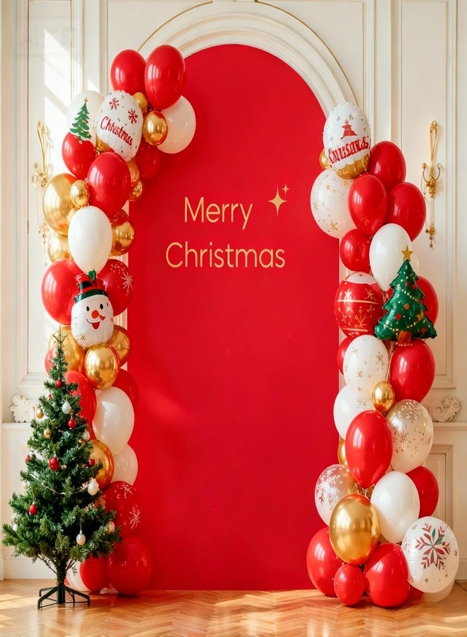 Shillance Red Arch Backdrop Cover 6ft Spandex Wedding Balloon Stretchy Arch Backdrop for Valentines Photo, Party, Ceremony, Birthday Party, Baby Shower, Anniversary Decorations - Image 4