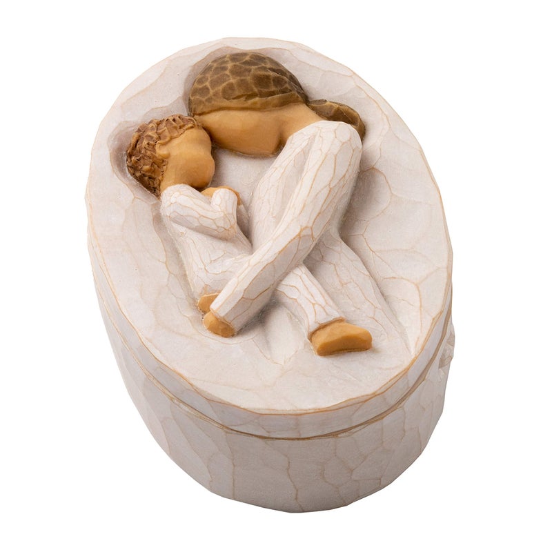 Willow Tree Tenderness Treasuring a Quiet Moment of Motherhood for Jewelry Notes Treasures to Acknowledge Love and Appreciation Sculpted HandPainted Keepsake Box