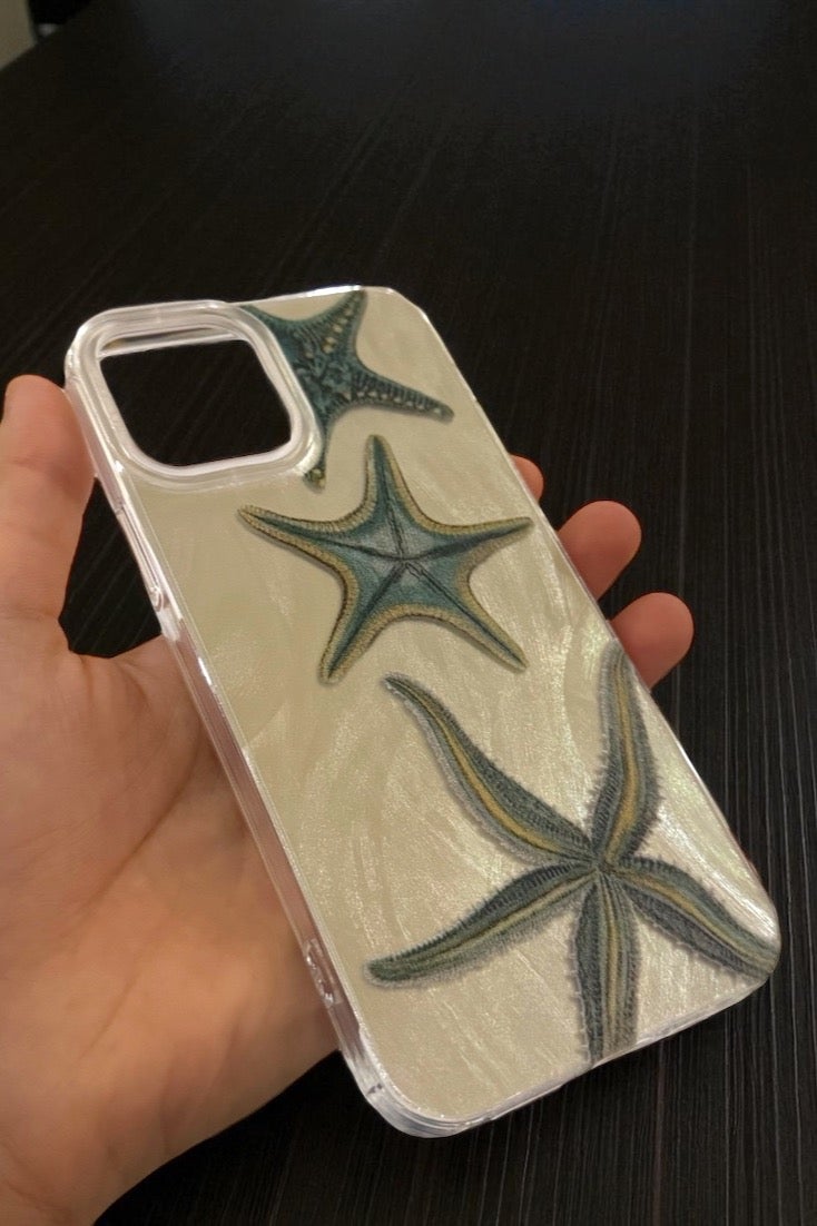 Elegance Iphone Case Cover For Iphone 11 Pro Max Anti-Slip With Amazing Starfish Design - Image 2