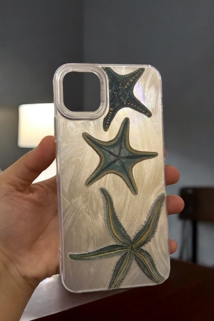 Elegance Iphone Case Cover For Iphone 11 Pro Max Anti-Slip With Amazing Starfish Design - Image 1