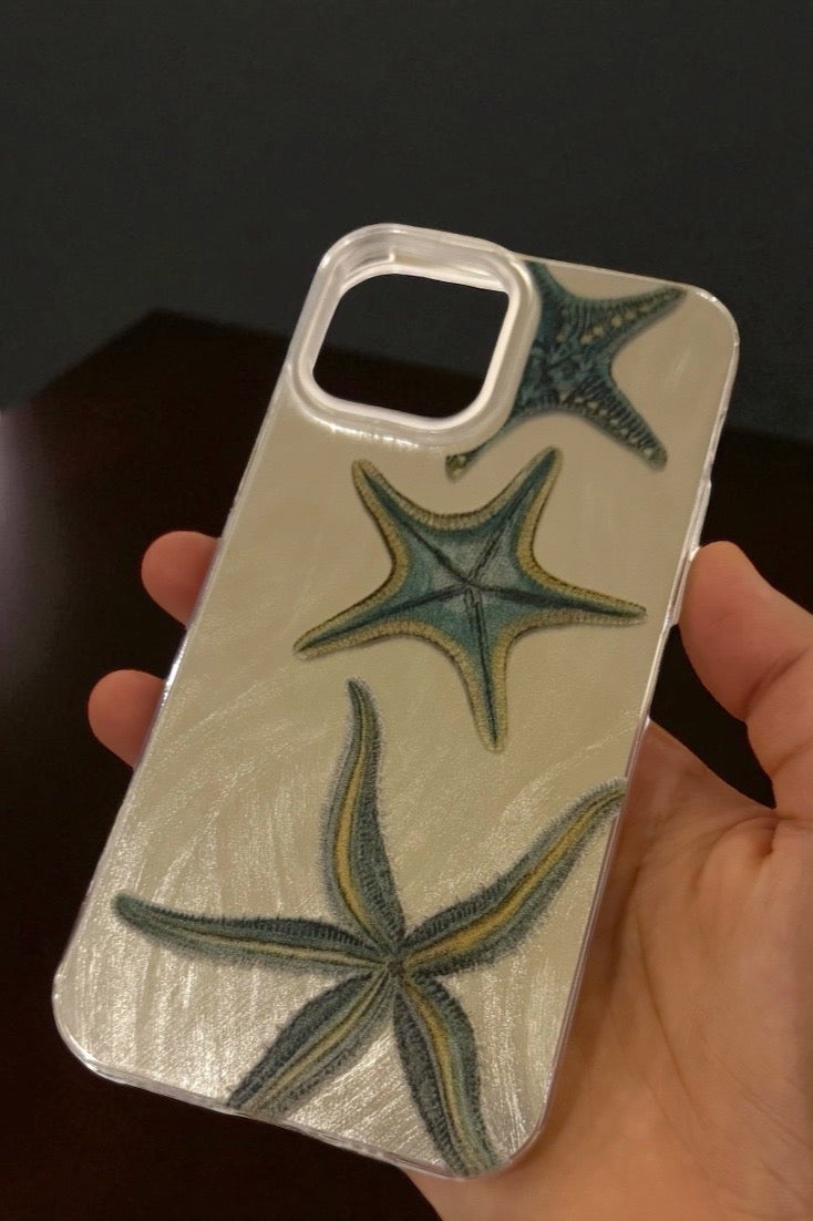 Elegance Iphone Case Cover For Iphone 11 Pro Max Anti-Slip With Amazing Starfish Design - Image 4