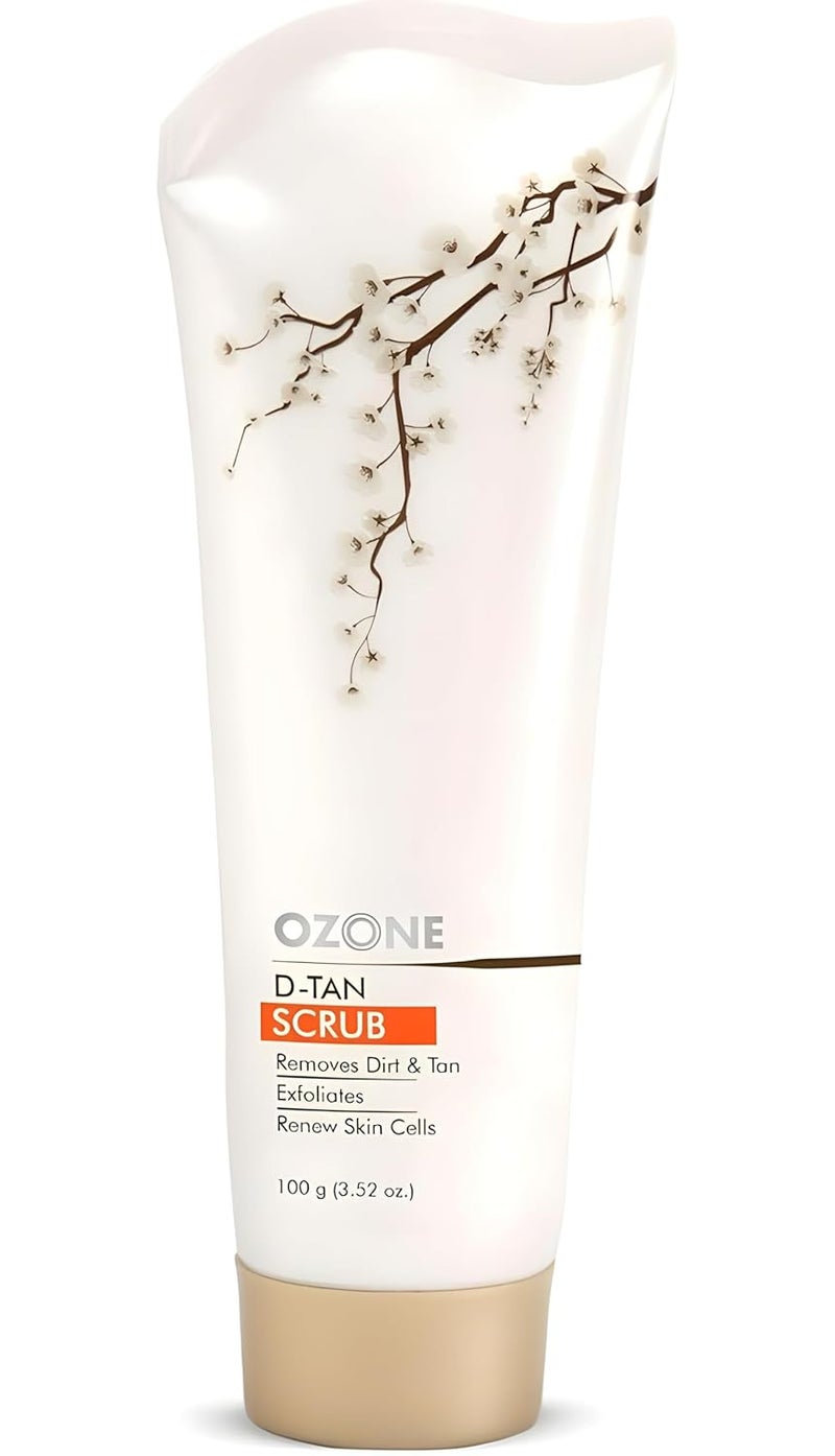 Generic VGSE Ozone DTan exfoliating Face Scrub Enriched with Arbutin Bees Wax Lactic Acid Detan Face Scrub For Men Women All Skin Types Removes Dirt Tan Exfoliates Renew Skin Cells 100 gmPACK OF 1PC  - Image 4