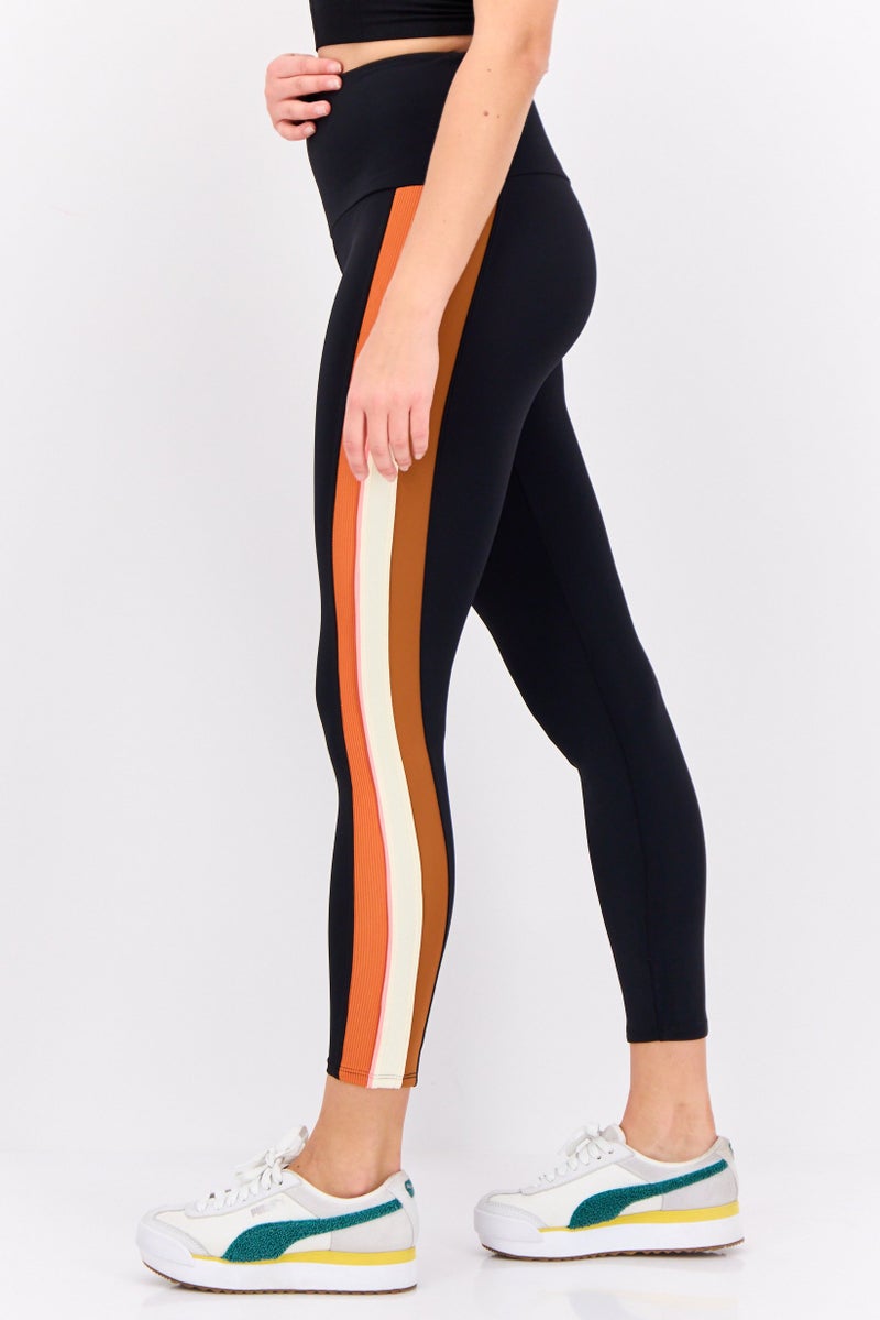 Onzie Women Full Length Solid Tights, Black - Image 2