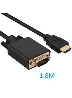 HDMI To VGA Cable, Male to Male 1.5M Video Adapter for HD Player to HDTV - pzsku/Z627BE4B31828A5E857F8Z/45/_/1707631164/bc80207c-adff-4976-b8ee-b2eb225a8eec