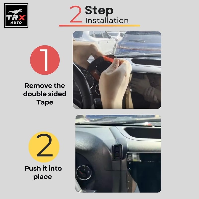 TRX AUTO Phone Holder Mount With Gravity Phone Holder For Jeep Wrangler JK 2008 To 2017 | Jeep Wrangler Accessories 2016 | Mobile Holder - Image 4