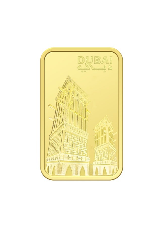 الإمارات مينتنج الإمارات مينتينج سبيكة ذهب 2.5 جرام - تصميم المبنى التراثي الإماراتي - نقاء 999.9  - Image 1