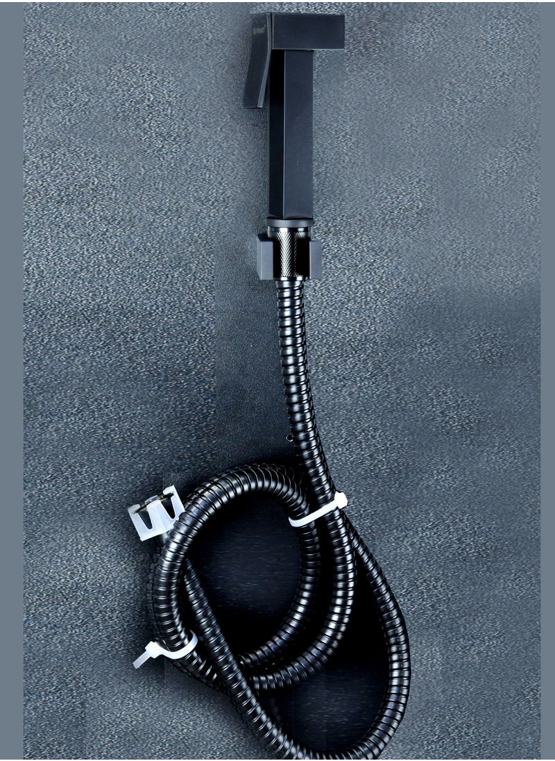 Full Brass Complete Shattaf Set With SS 1.2m Hose and Bracket