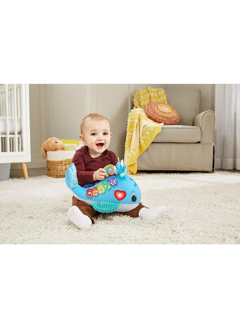 VTech Baby Snuggly Sounds Whale, Baby Sensory Toy with Lights, Sounds & Music, Interactive Gift for infants 3, 6, 9, 12 months +, English version - Image 3