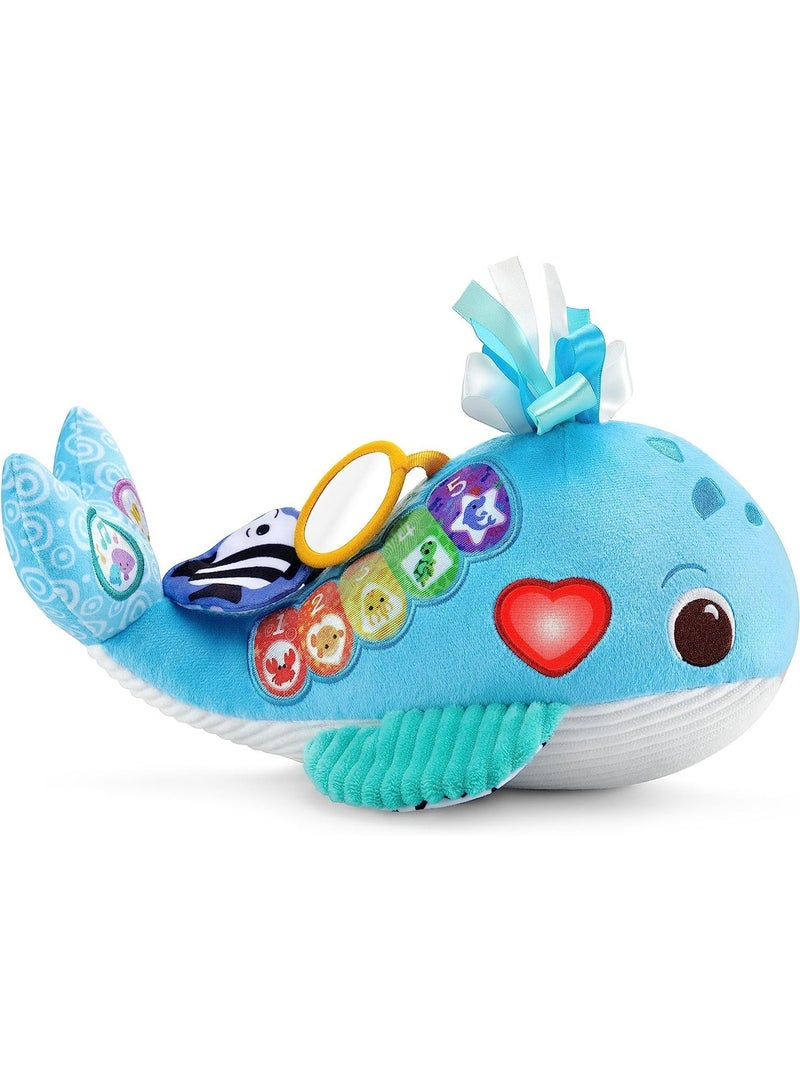 VTech Baby Snuggly Sounds Whale, Baby Sensory Toy with Lights, Sounds & Music, Interactive Gift for infants 3, 6, 9, 12 months +, English version - Image 5