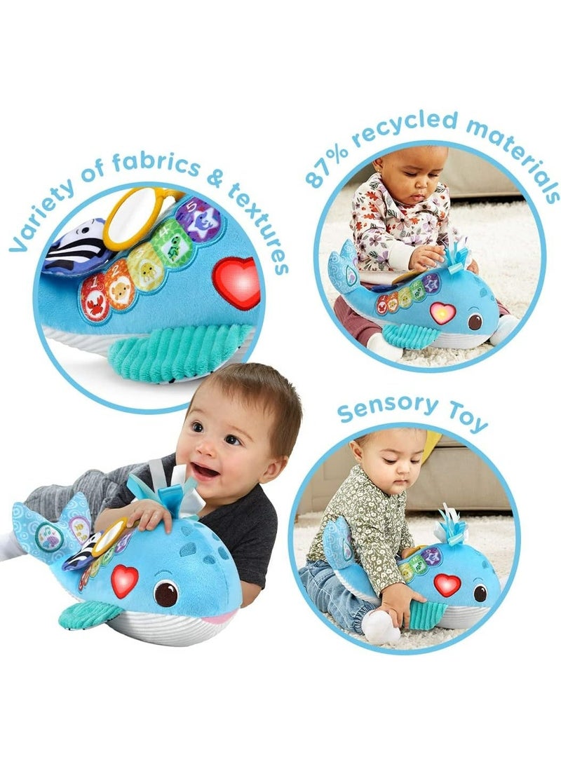 VTech Baby Snuggly Sounds Whale, Baby Sensory Toy with Lights, Sounds & Music, Interactive Gift for infants 3, 6, 9, 12 months +, English version - Image 4