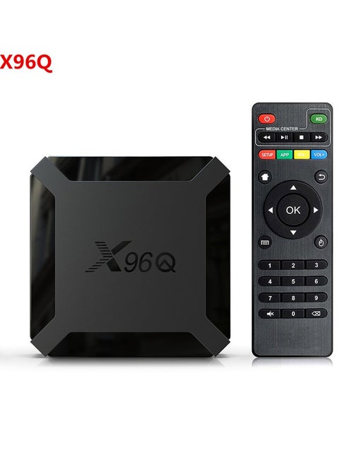 ل Android10 X96Q صندوق التلفزيون الذكي Allwinner H313 رباعية النواة وحدة المعالجة المركزية تدفق وسائل الإعلام اللاعبين 4K 2.4G واي فاي الاتحاد الأوروبي التوصيل بادئة التلفزيون