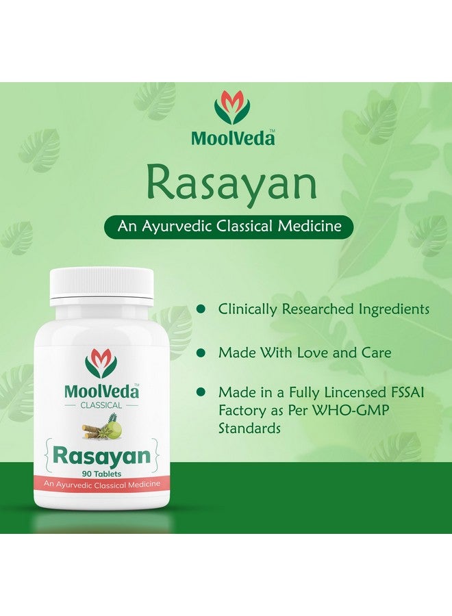 Moolveda Rasayan Tablets | 90 Veg Tablets | Pack of 1 - Image 3