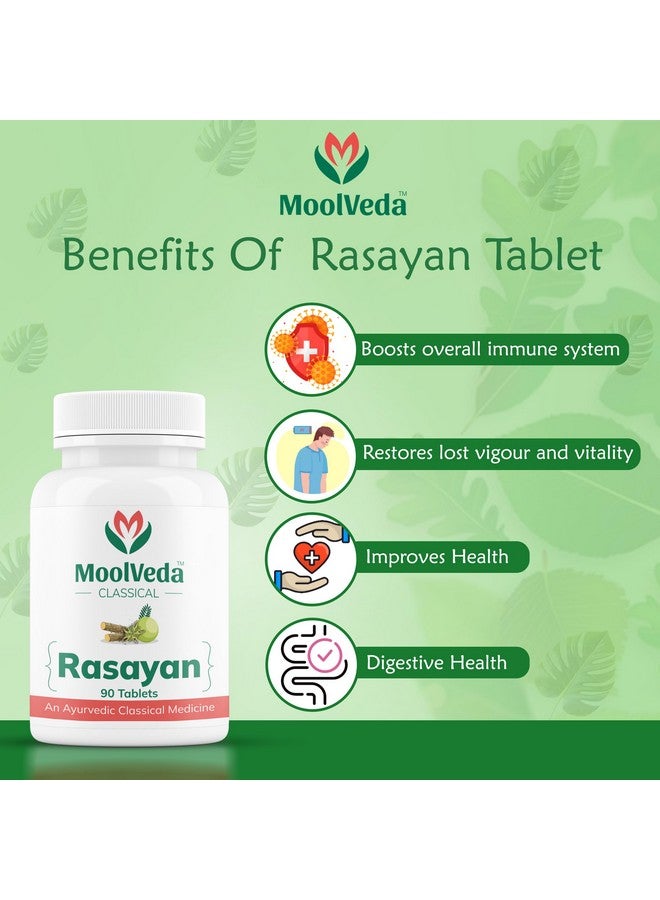 Moolveda Rasayan Tablets | 90 Veg Tablets | Pack of 1 - Image 4