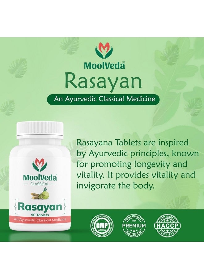 Moolveda Rasayan Tablets | 90 Veg Tablets | Pack of 1 - Image 2