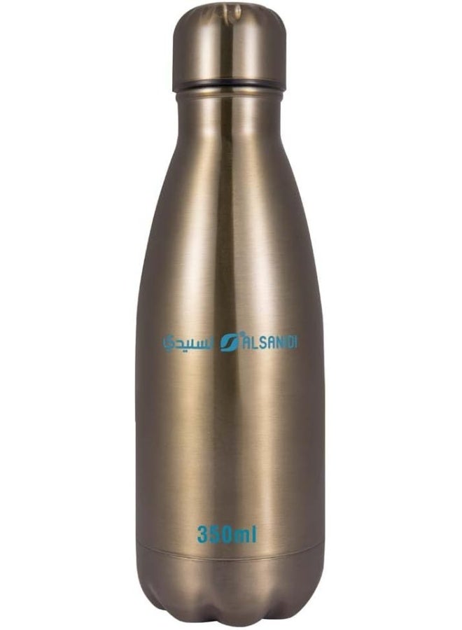 AL SANIDI Stainless steel hot and cold Liquid Bottle, Sports water Bottle, 350 ml - Image 1