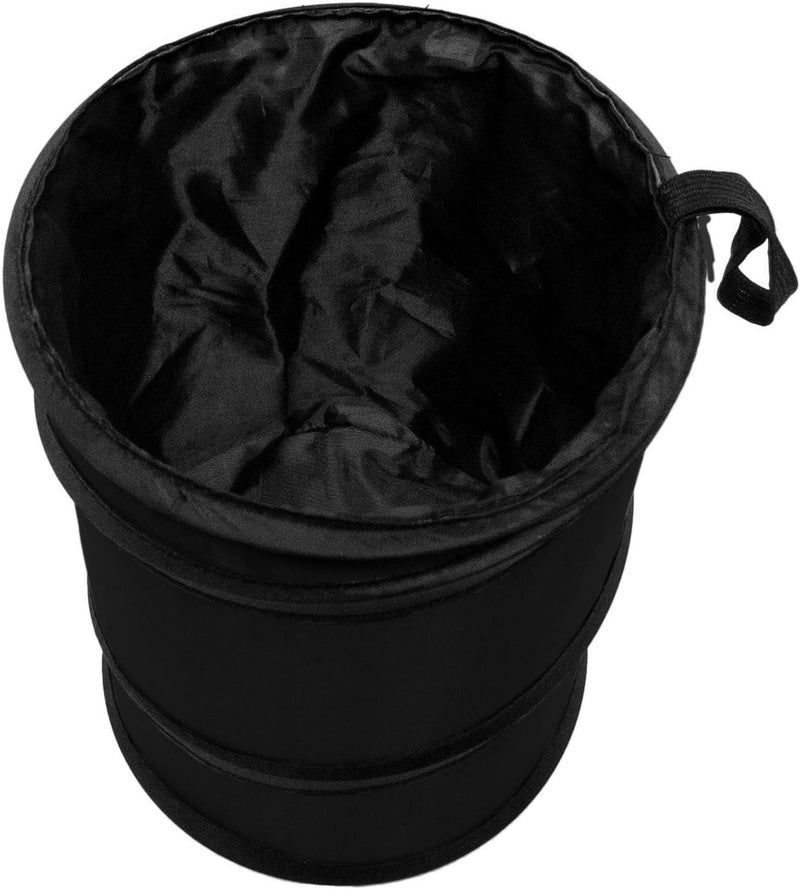 أف أتش جروب FH1120BLACK سلة قمامة سوداء صغيرة محمولة قابلة للطي مقاومة للماء للسيارات، تناسب معظم السيارات، سيارات الدفع الرباعي والشاحنات - Image 2