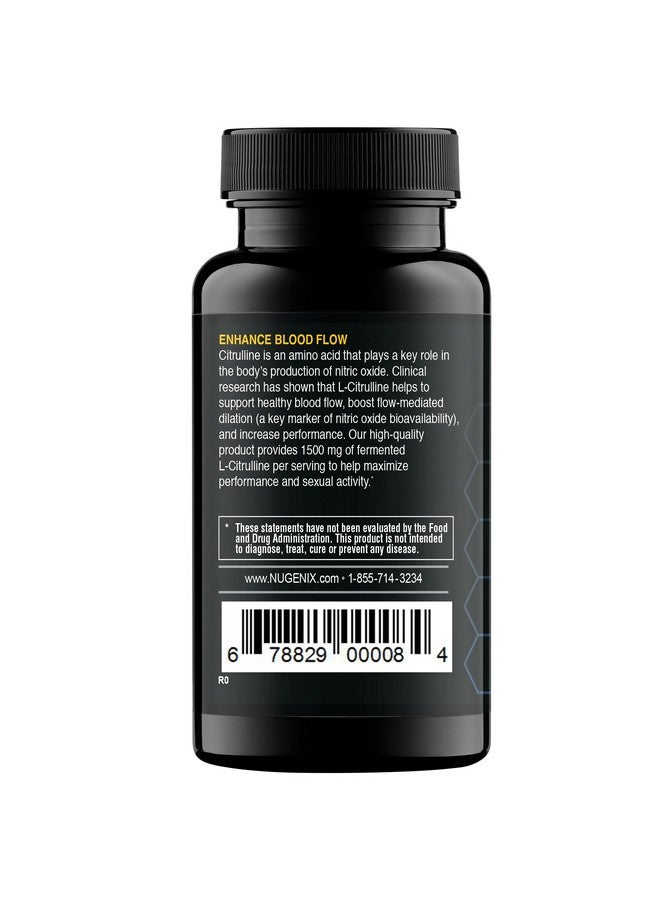 Nugenix Essentials L-Citrulline Supplement for Enhanced Blood Flow and Performance - 1500 mg, 60 Capsules - Image 3