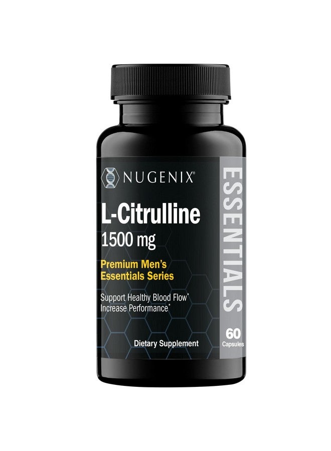Nugenix Essentials L-Citrulline Supplement for Enhanced Blood Flow and Performance - 1500 mg, 60 Capsules - Image 1